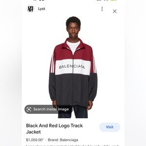 Balenciaga Track Logo Jacket